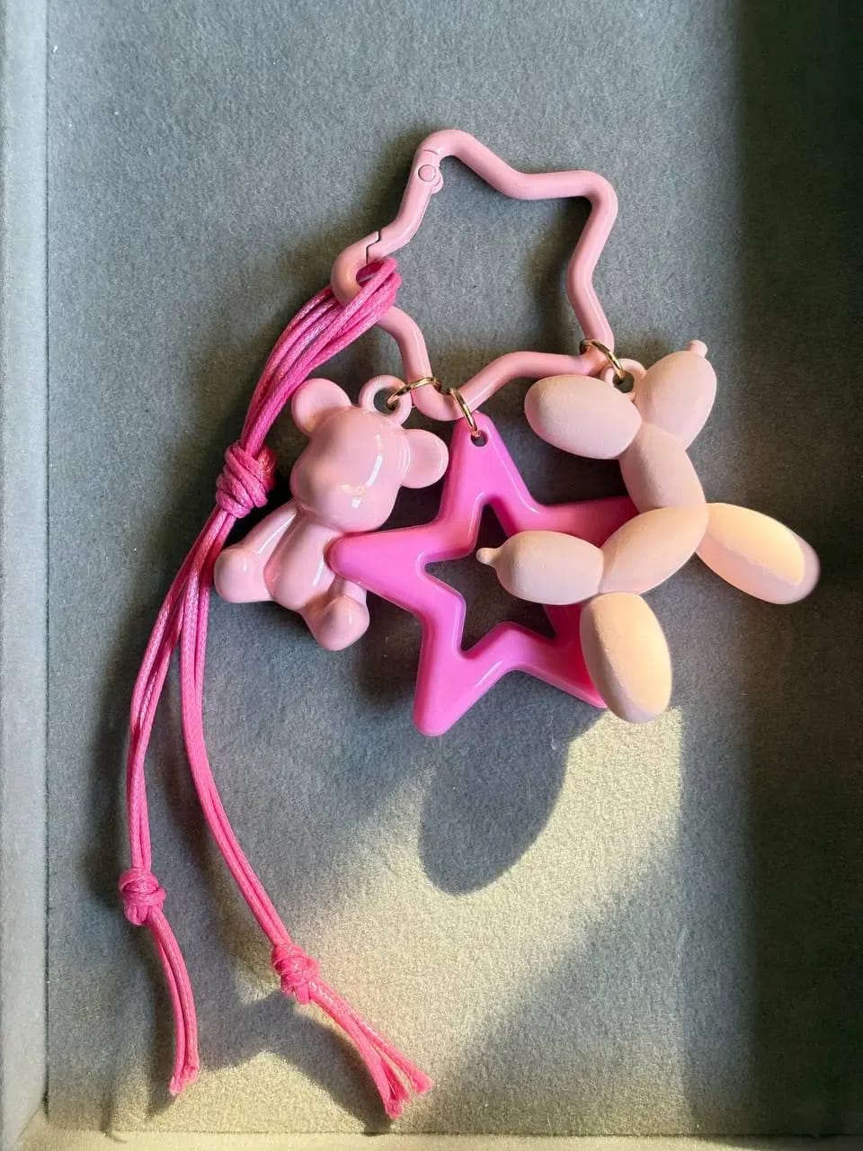 Pink Star Bag Charm — Key, Bag & Phone Chains