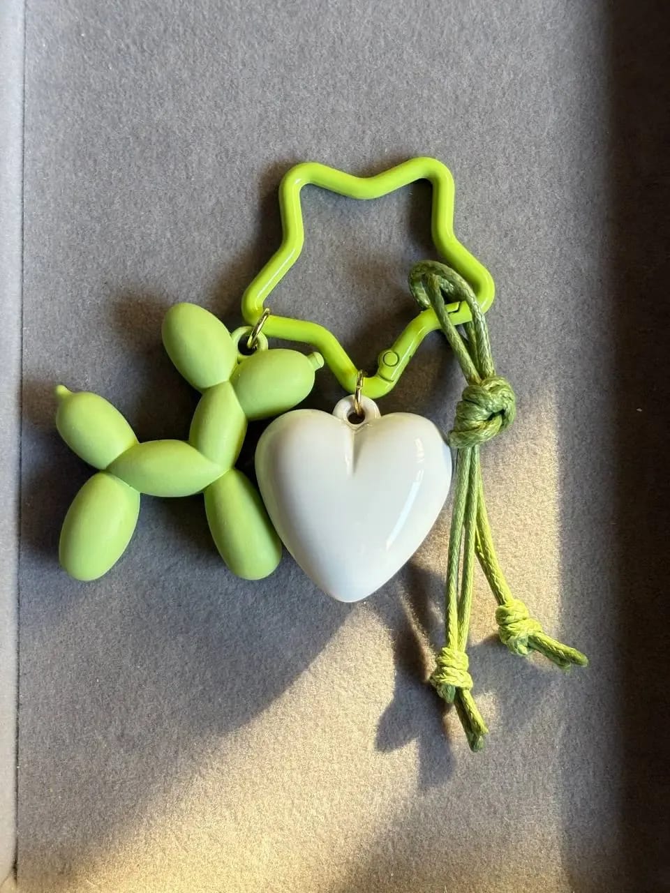 Lime Heart Bag Charm — Key, Bag & Phone Chains