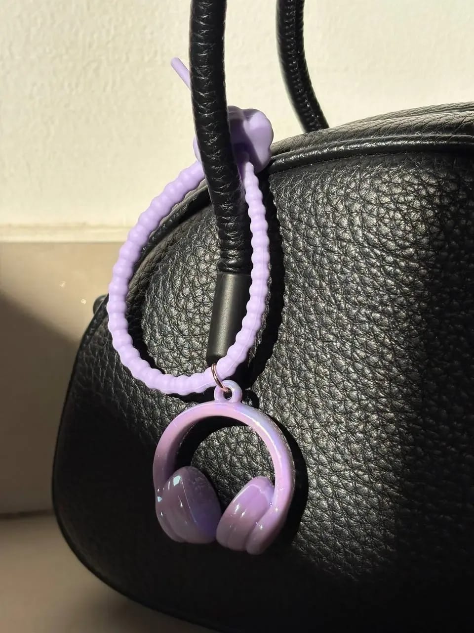 Lilac Headphone Bag Charm — Key, Bag & Phone Chains