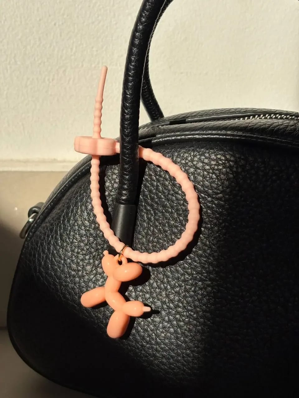 Peach Balloon Bag Charm — Key, Bag & Phone Chains