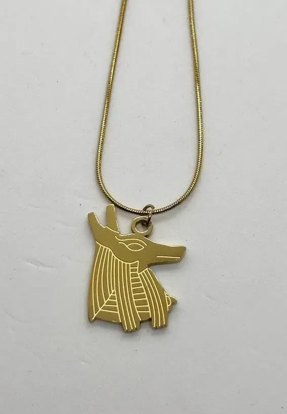 Golden Anubis Necklace — Necklaces