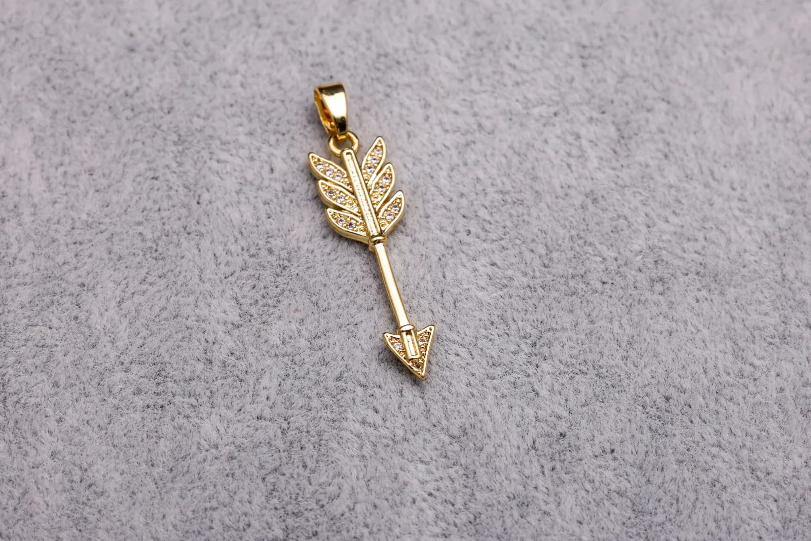 Golden Arrow Charm — Handmade Charms