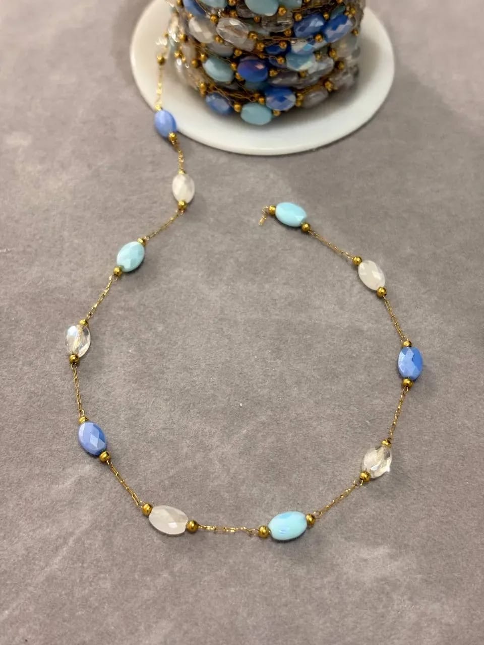 Blue Glass Bracelet — Handmade Bracelets & Anklets