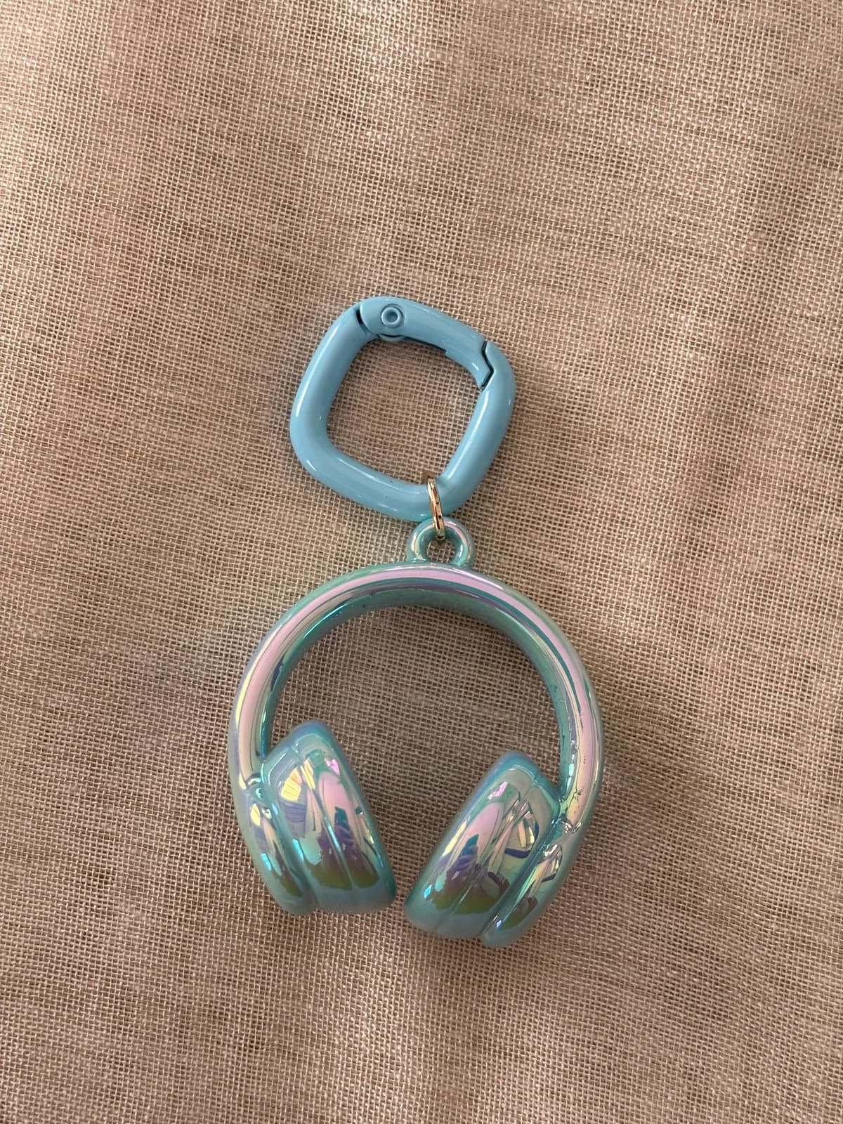 Blue Headphone Charm — Key, Bag & Phone Chains