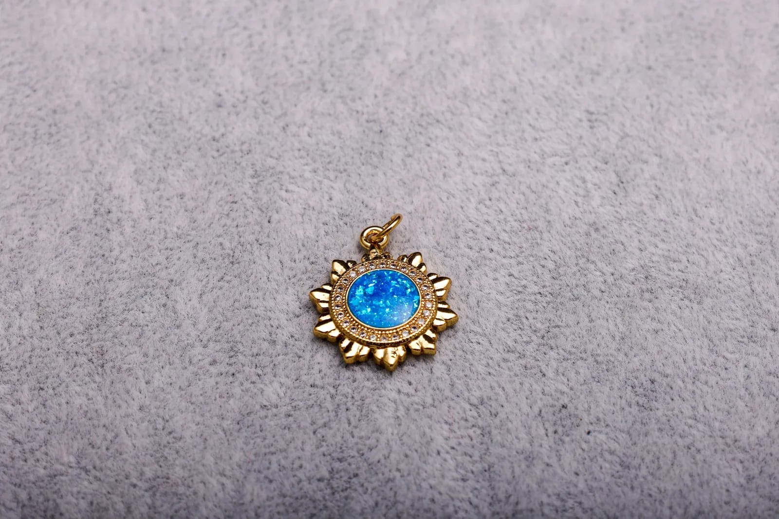 Blue Sun Charm — Handmade Charms