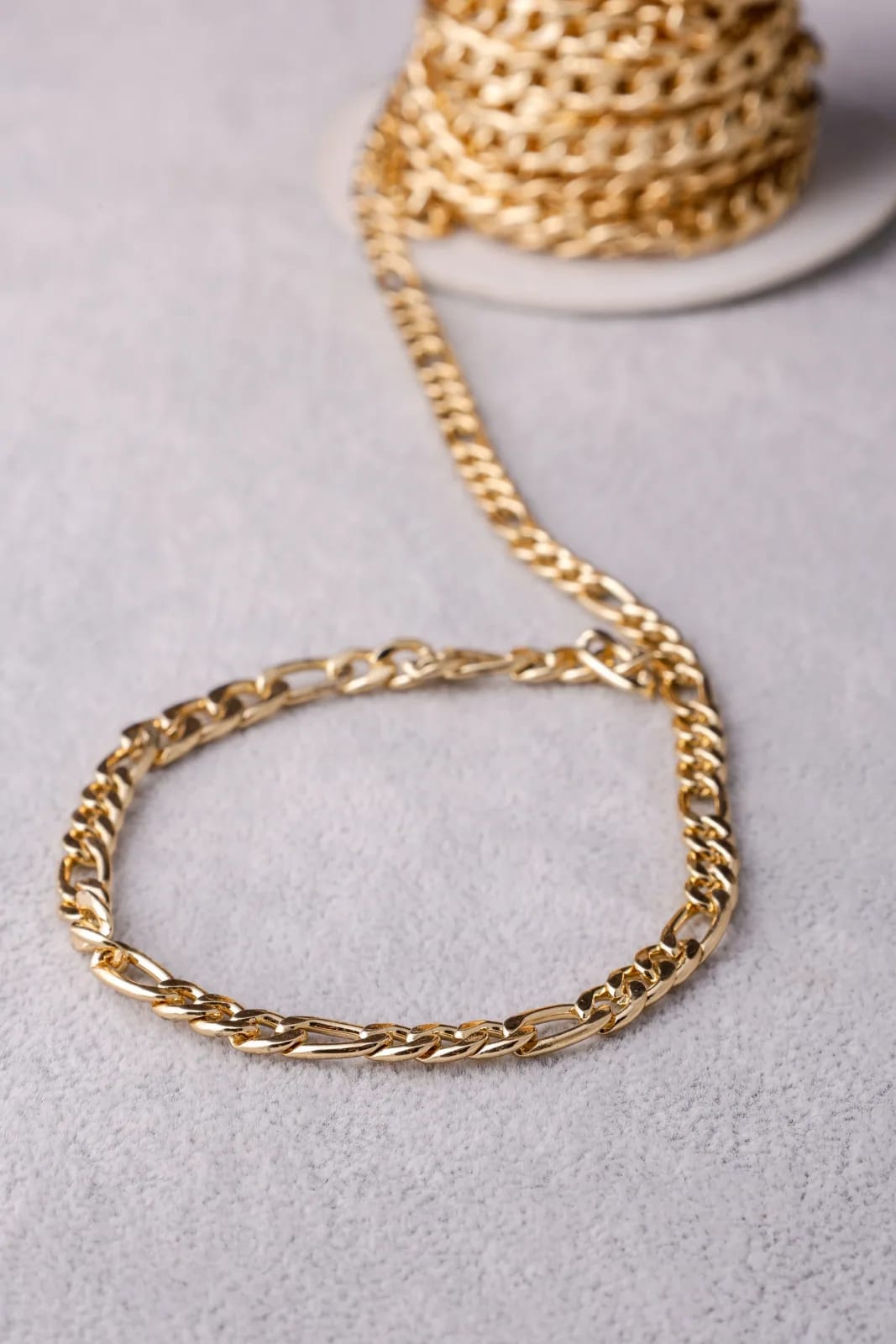 Golden Curb Necklace — Handmade Necklaces