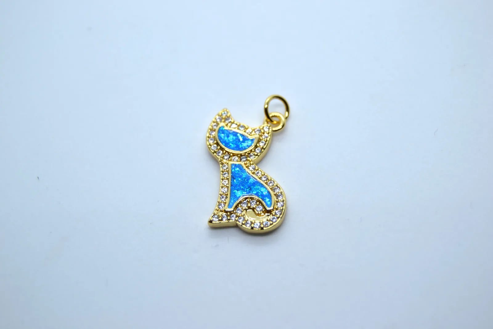 Golden Cat Charm — Handmade Charms, photo 1 of 2