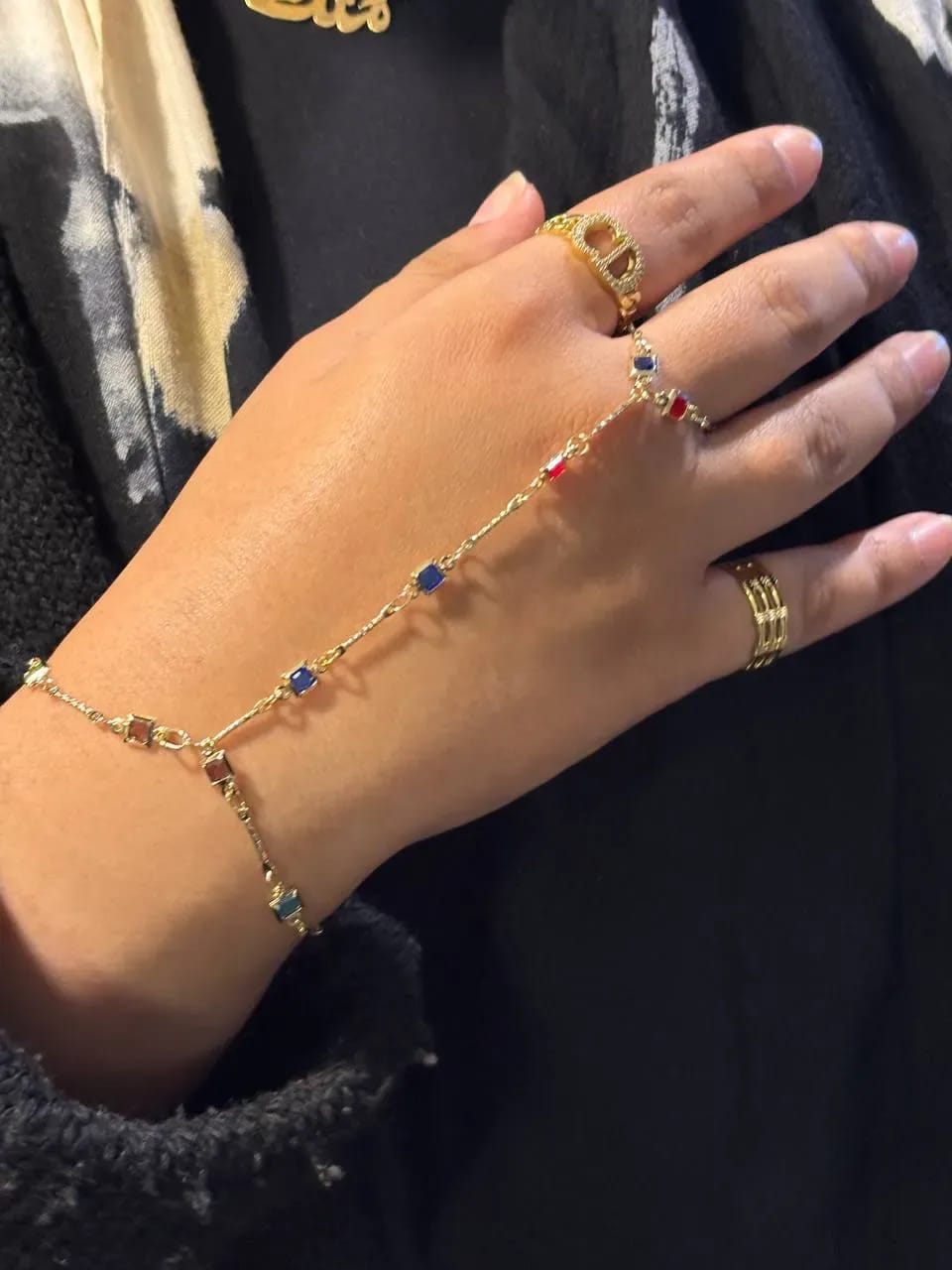 Colourful Bead Hand Chain — Hand Chains