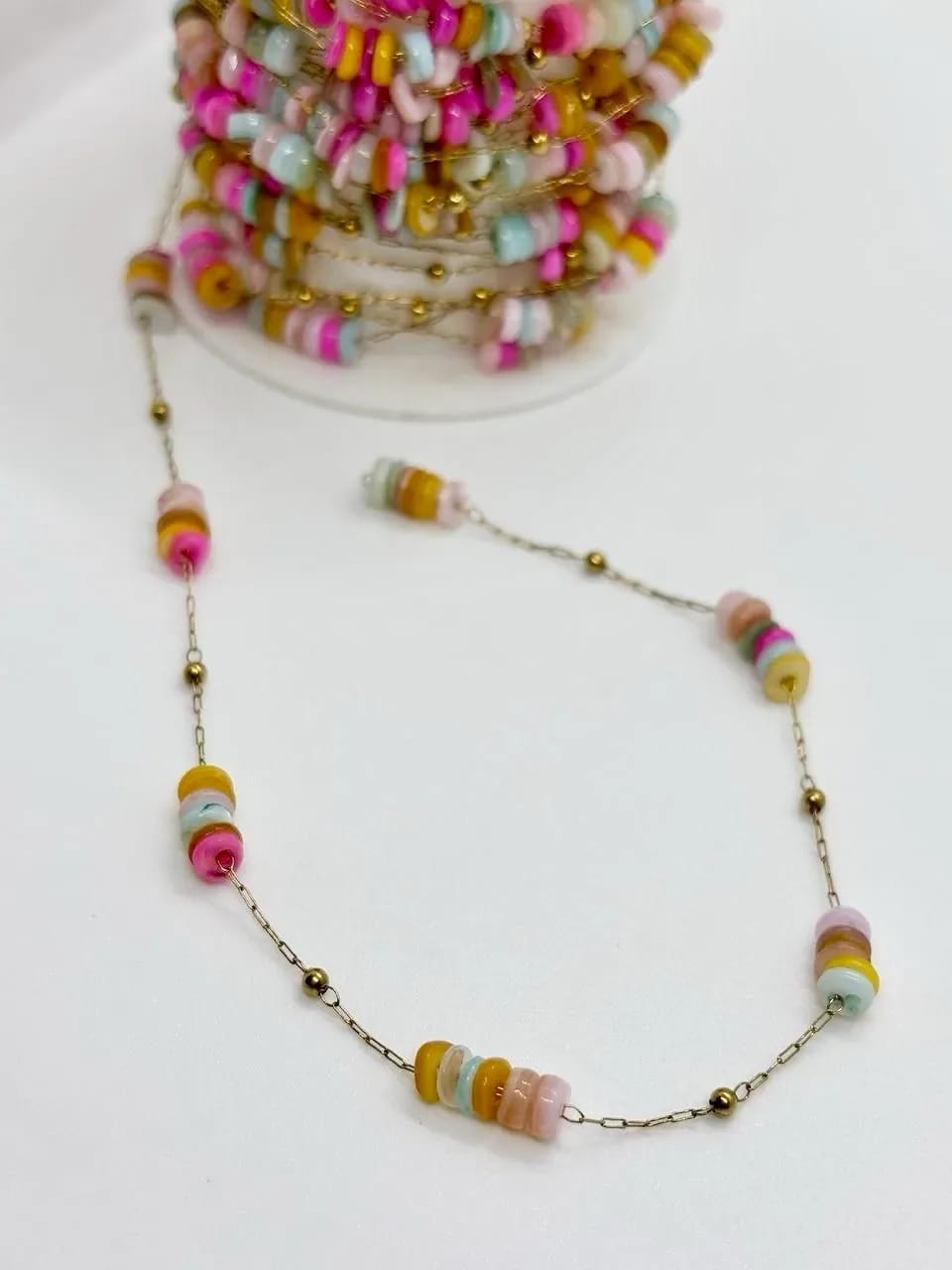 Colourful Bead Necklace — Handmade Necklaces
