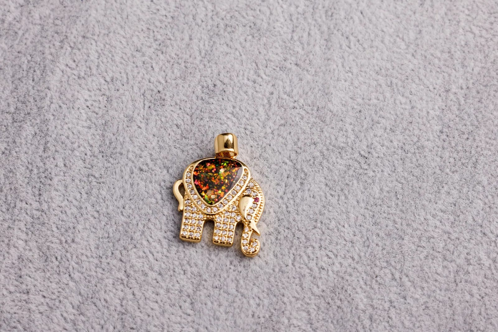 Colourful Elephant Charm — Handmade Charms, photo 2 of 3