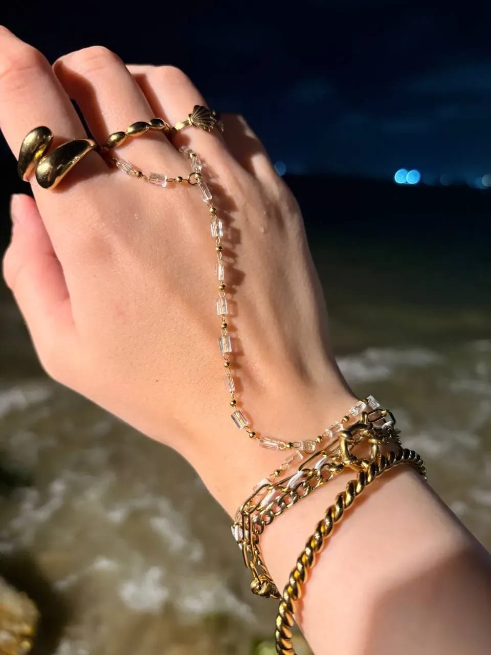 Crystal Hand Chain — Hand Chains