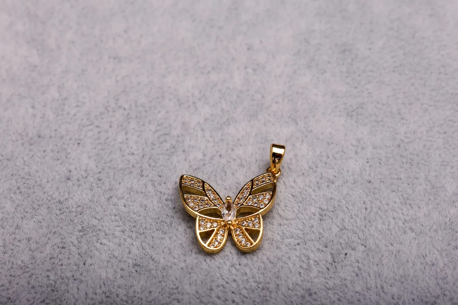Crystal Butterfly Charm — Handmade Charms