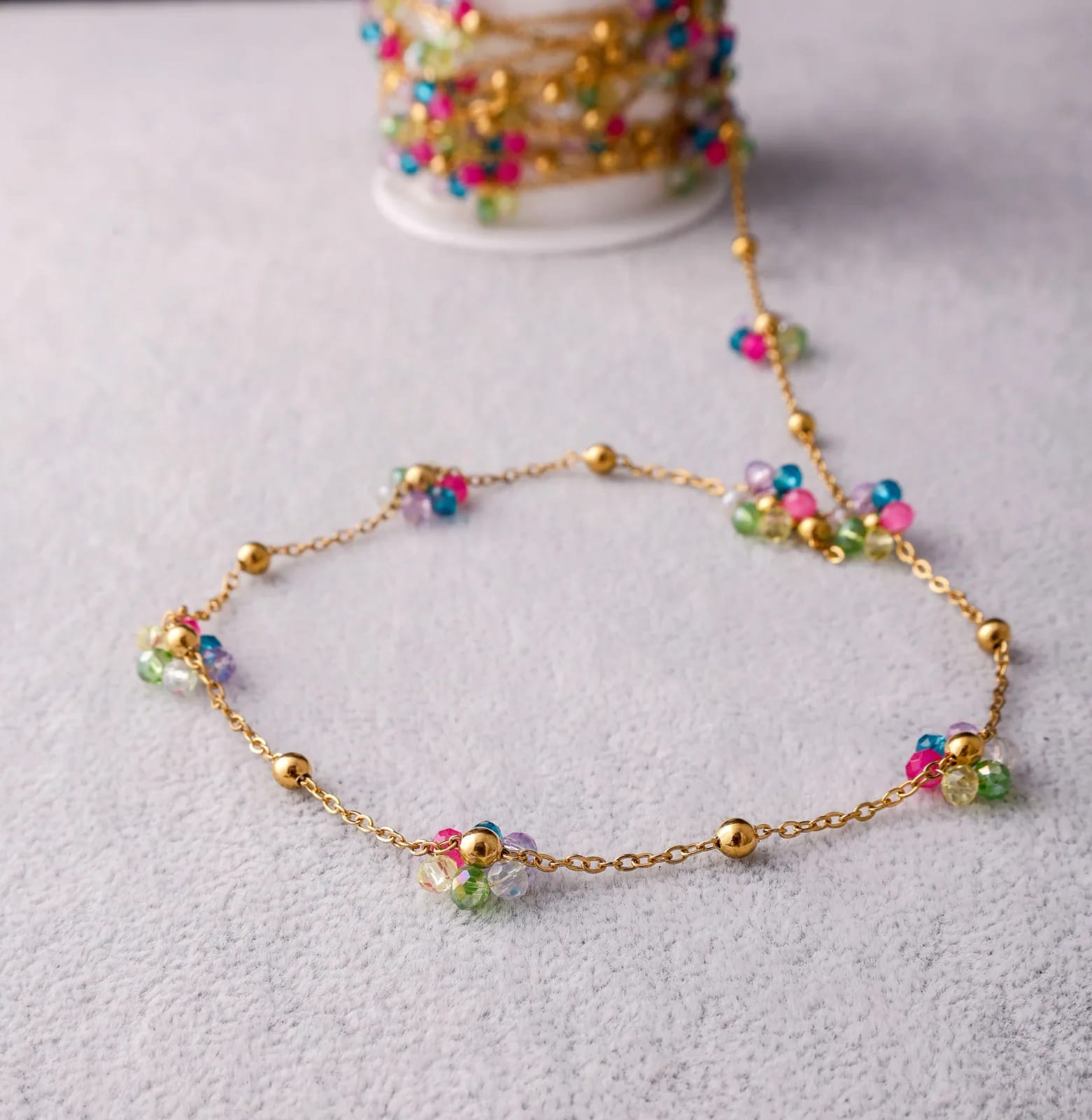 Golden Flower Bracelet — Handmade Bracelets & Anklets, photo 4 of 8