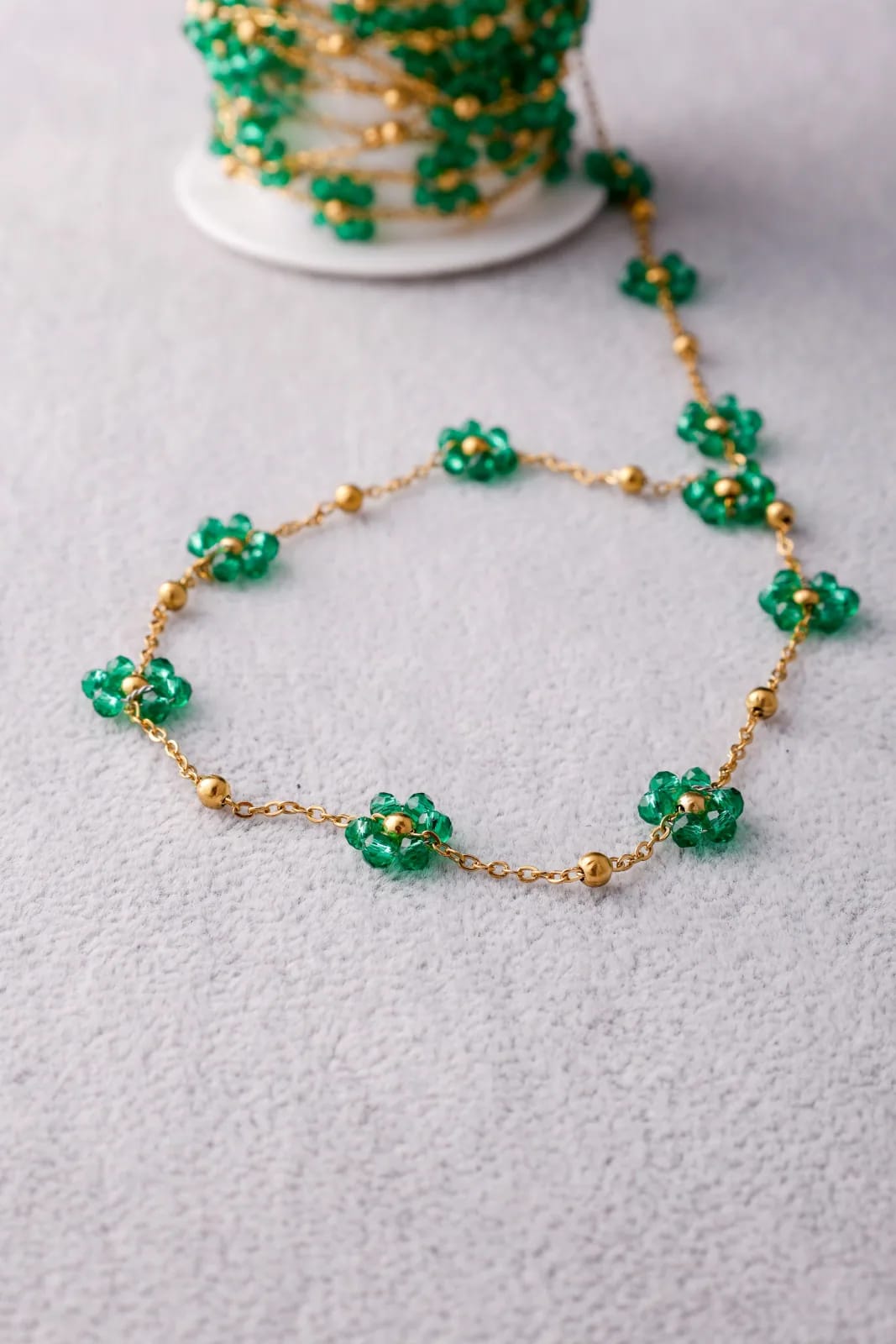 Golden Flower Bracelet — Handmade Bracelets & Anklets, photo 8 of 8