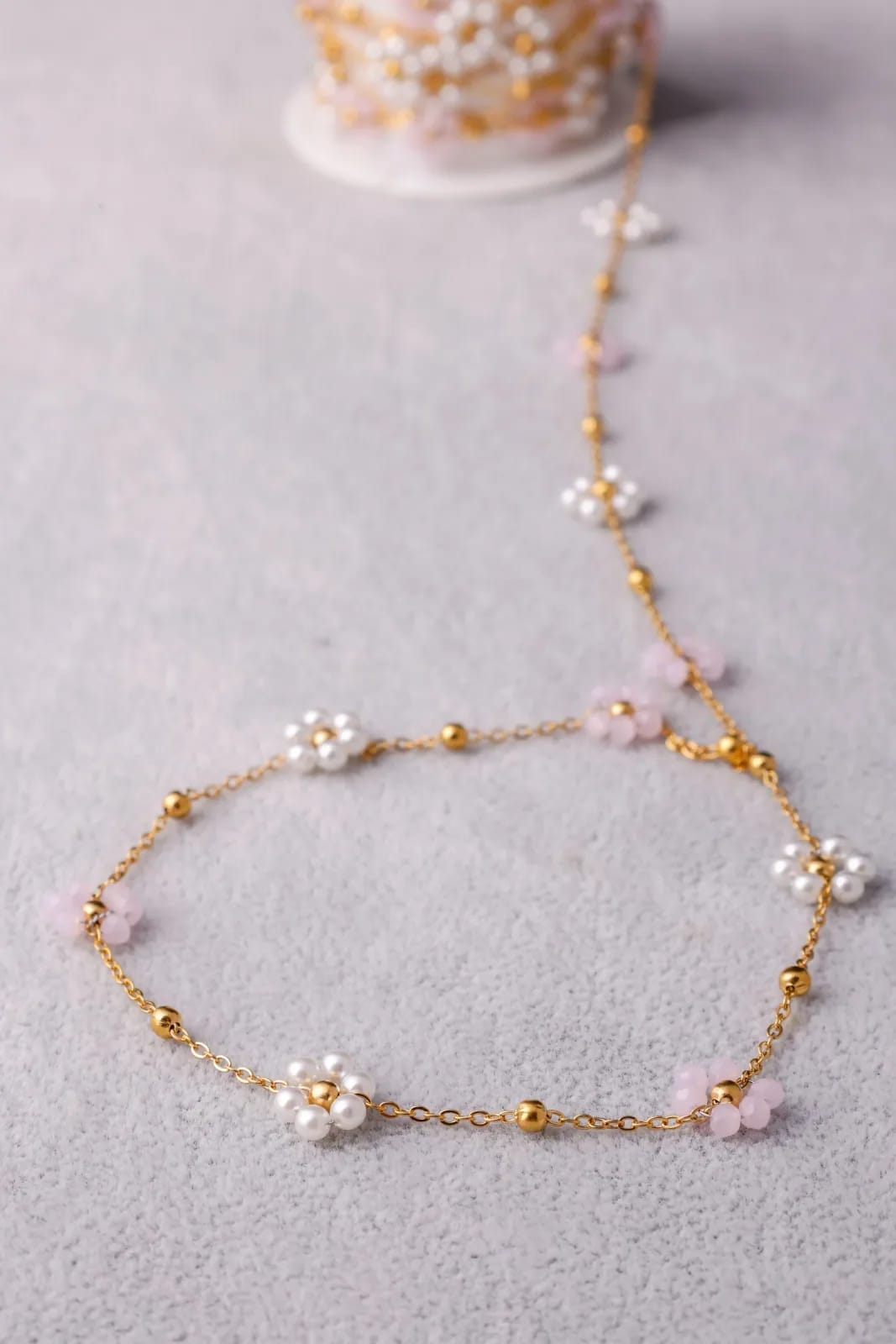 Golden Flower Necklace — Handmade Necklaces, photo 8 of 8