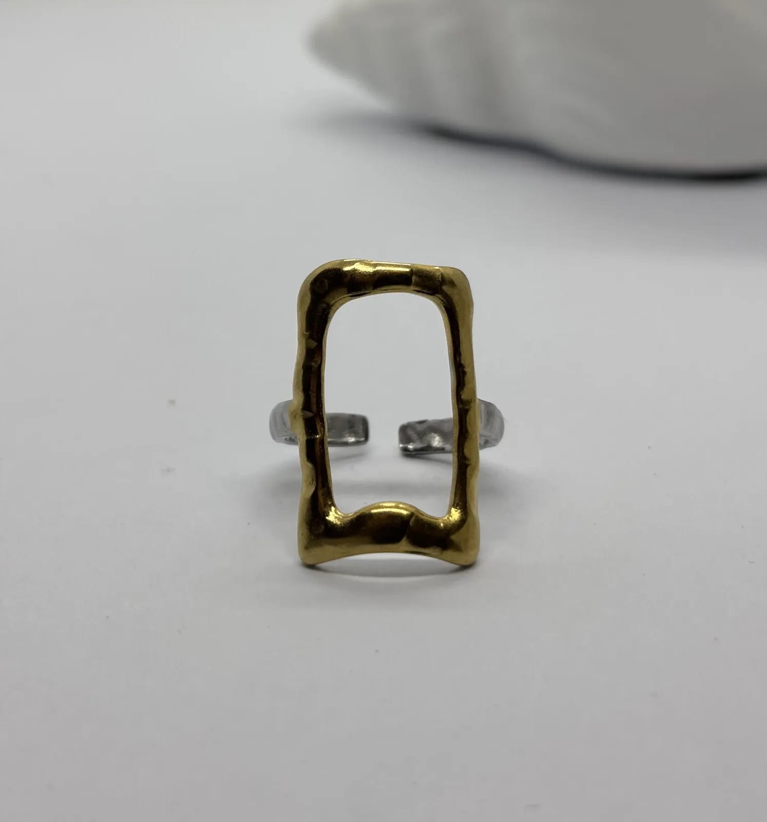Golden Frame Ring — Rings