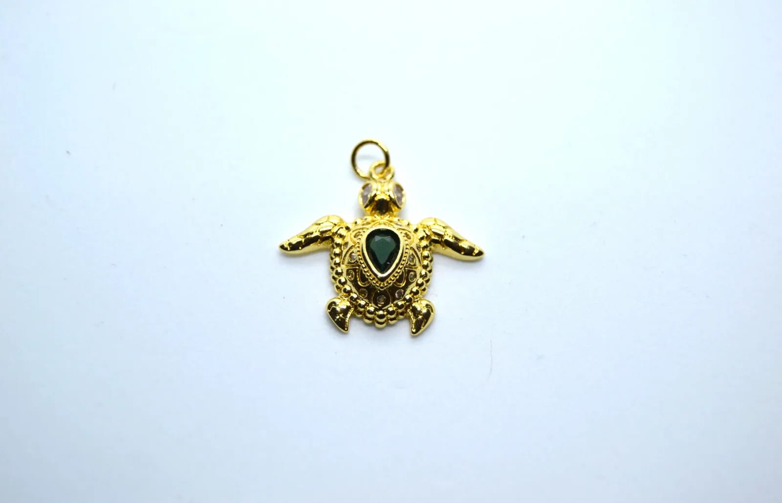Green Turtle Charm — Handmade Charms, photo 1 of 2