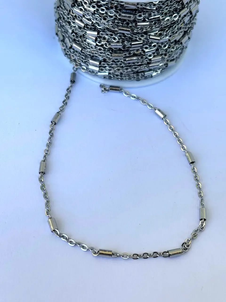 Silver Link Necklace — Chains
