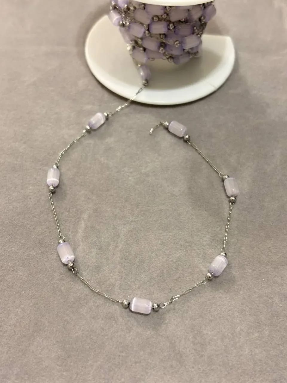 Mint Pink Bracelet — Handmade Bracelets & Anklets