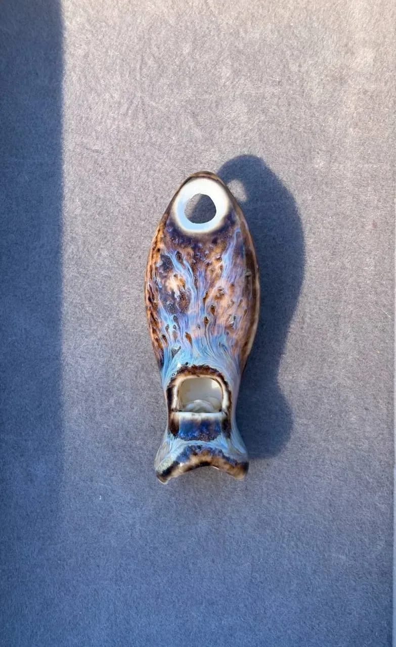 Colourful Fish Charm — Handmade Charms