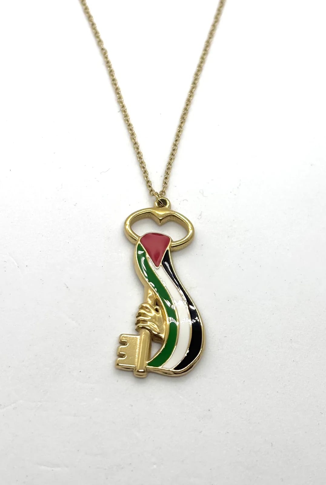 Palestine Map Necklace — Necklaces