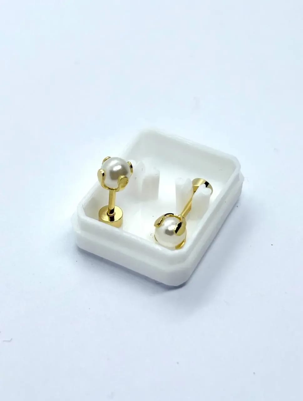 Pearl Studs — Earrings