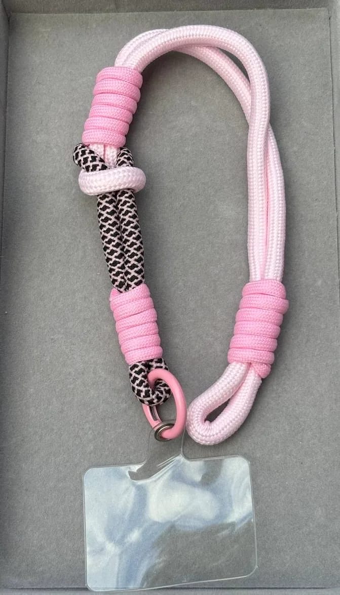 Pink Rope Phone Holder — Phone Holders