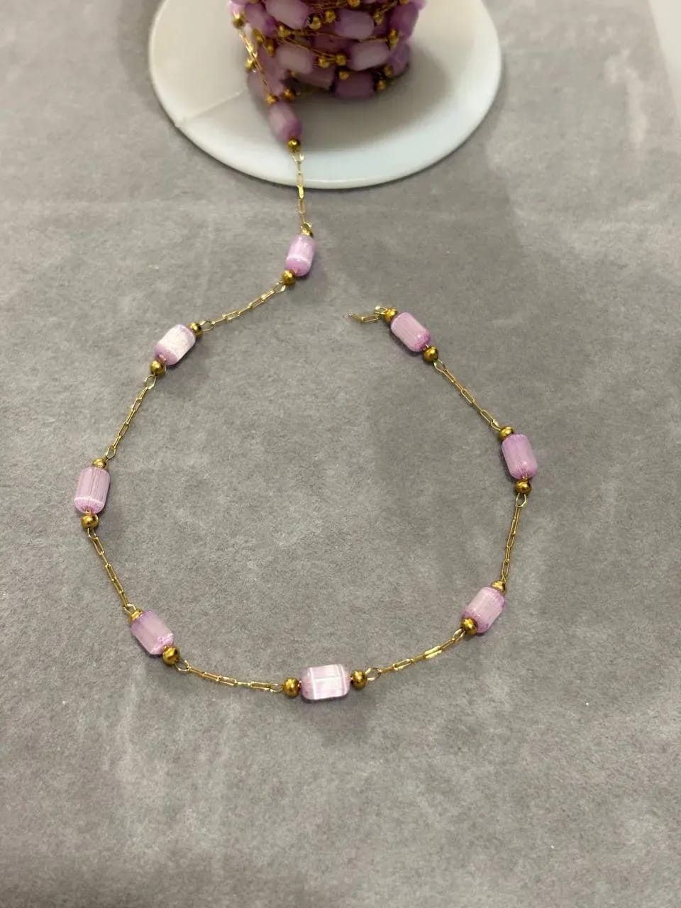 Pink Bead Bracelet — Handmade Bracelets & Anklets