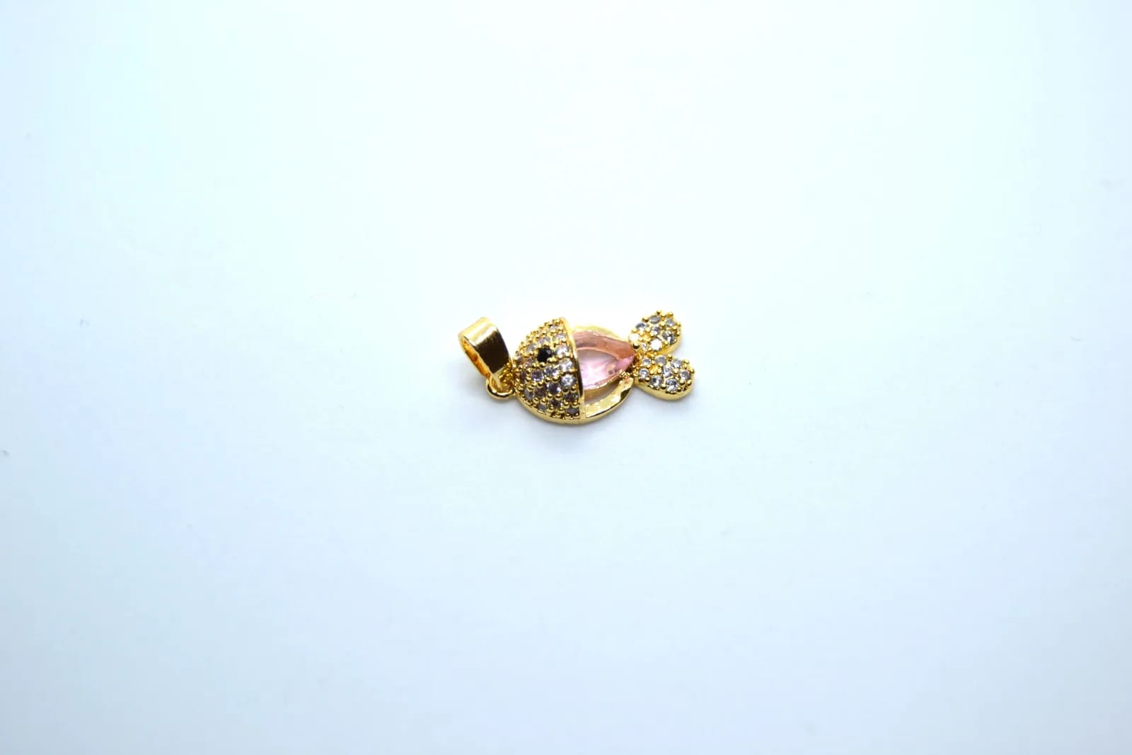 Pink Fish Charm — Handmade Charms