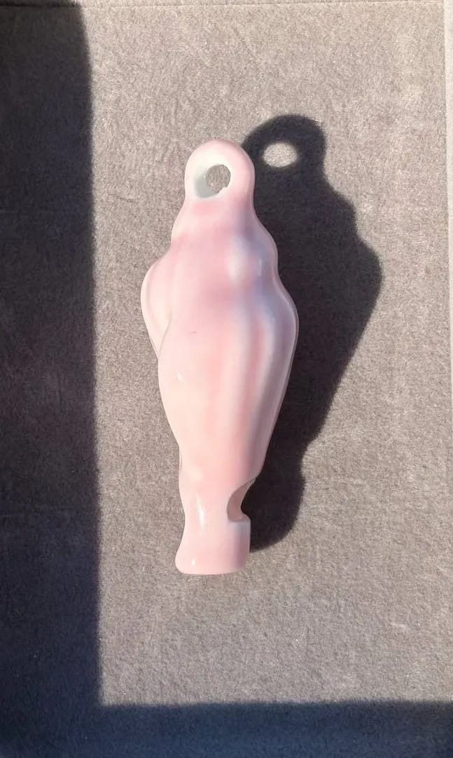 Pink Seashell Charm — Handmade Charms