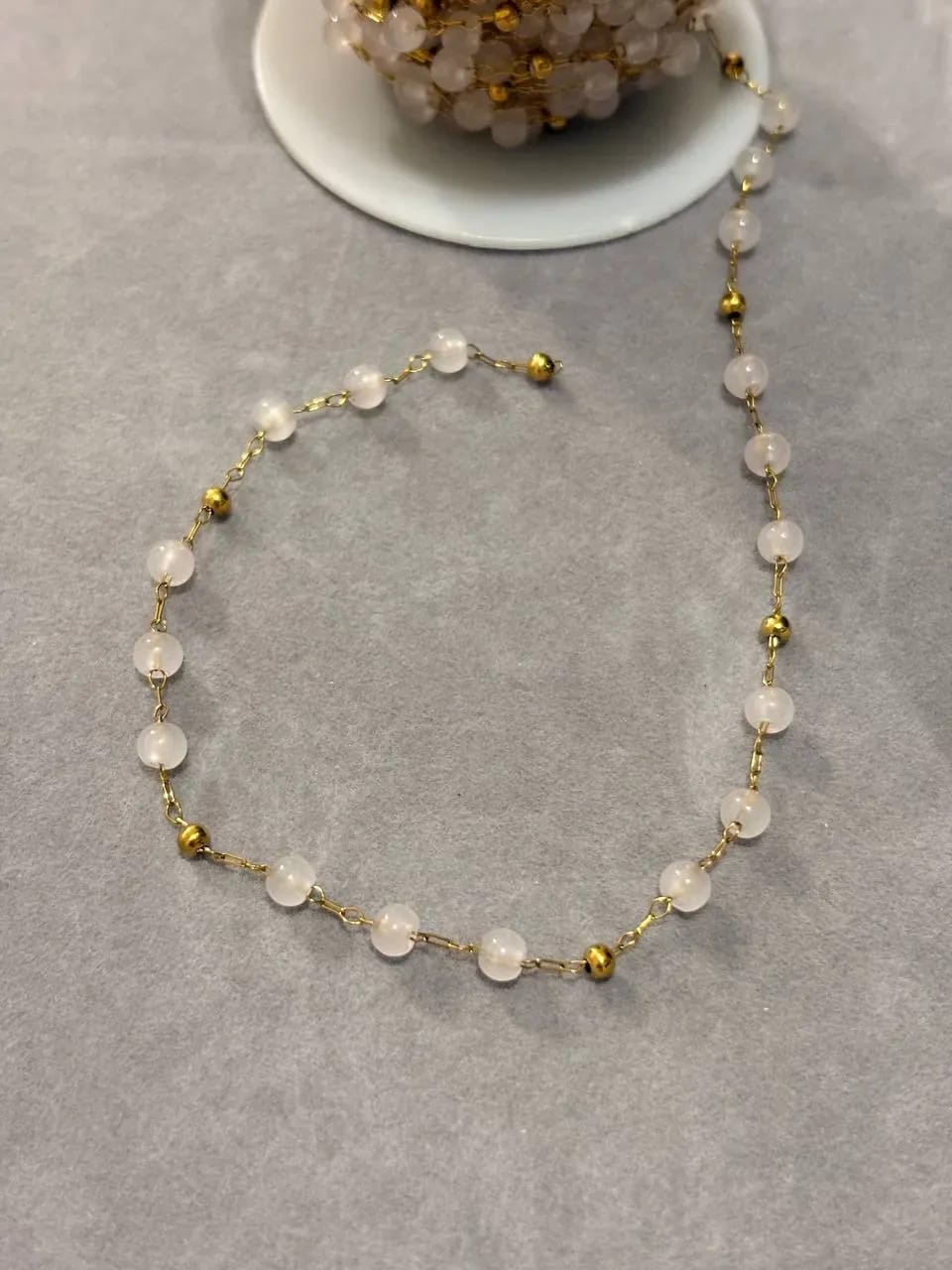Pink Bead Necklace — Handmade Necklaces