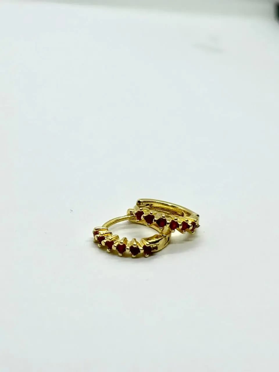 Red Golden Earrings — Earrings