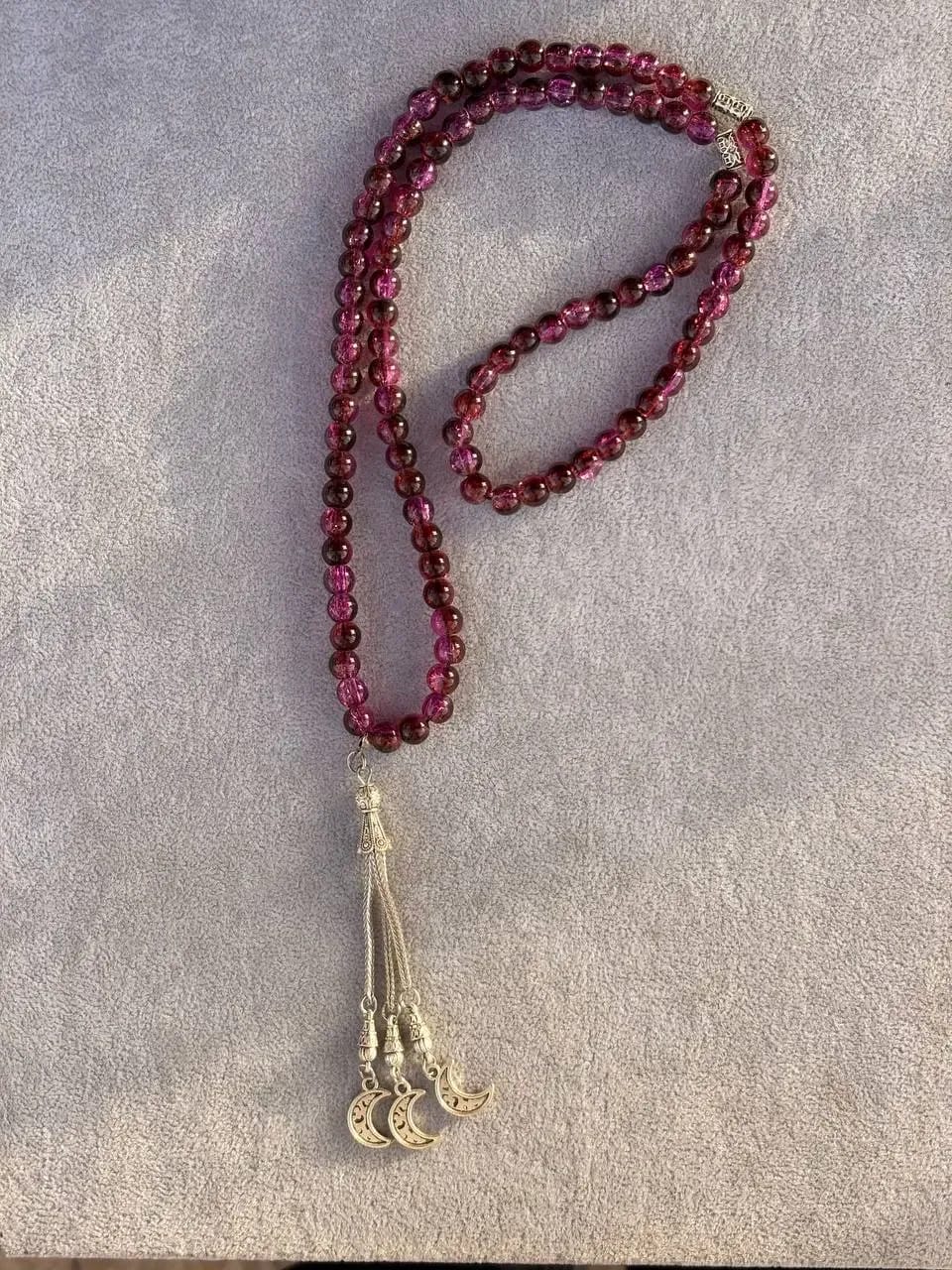 Burgundy 99-Bead Sebha — Sebha