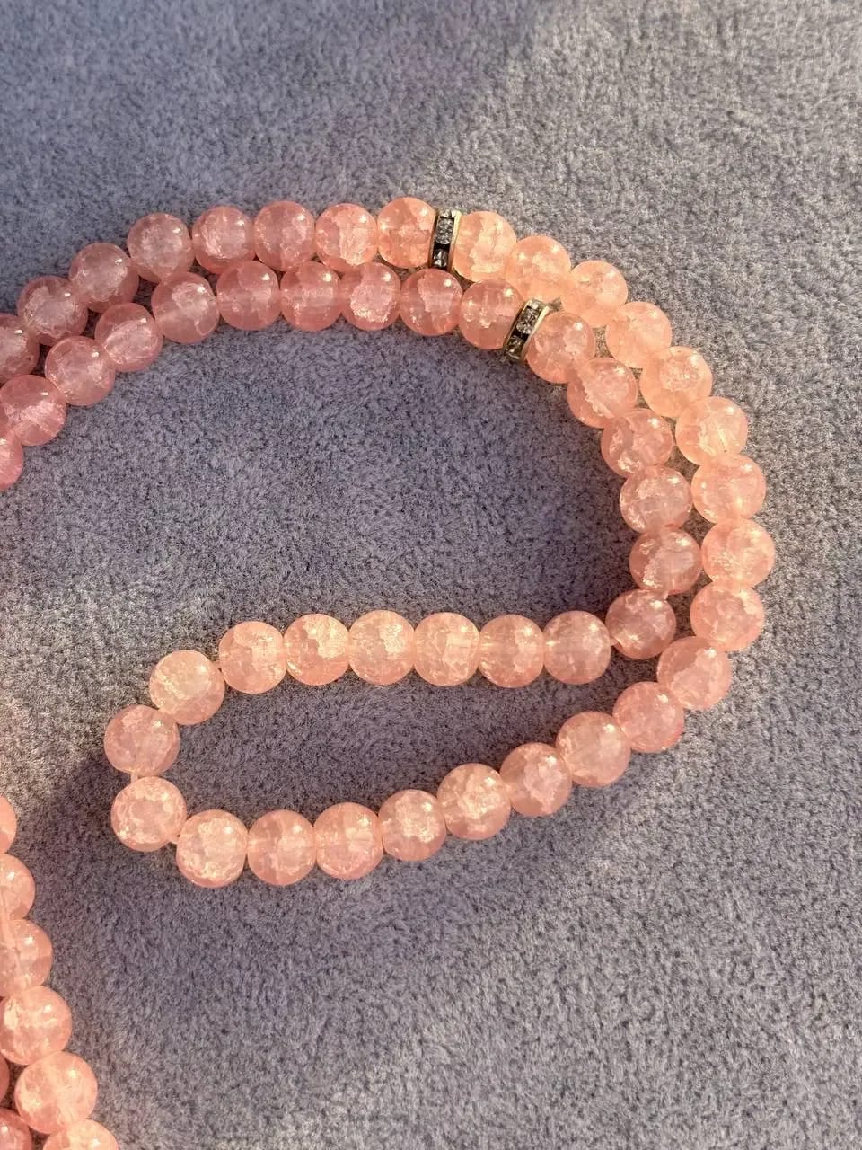 Peach 99-Bead Sebha — Sebha, photo 2 of 2