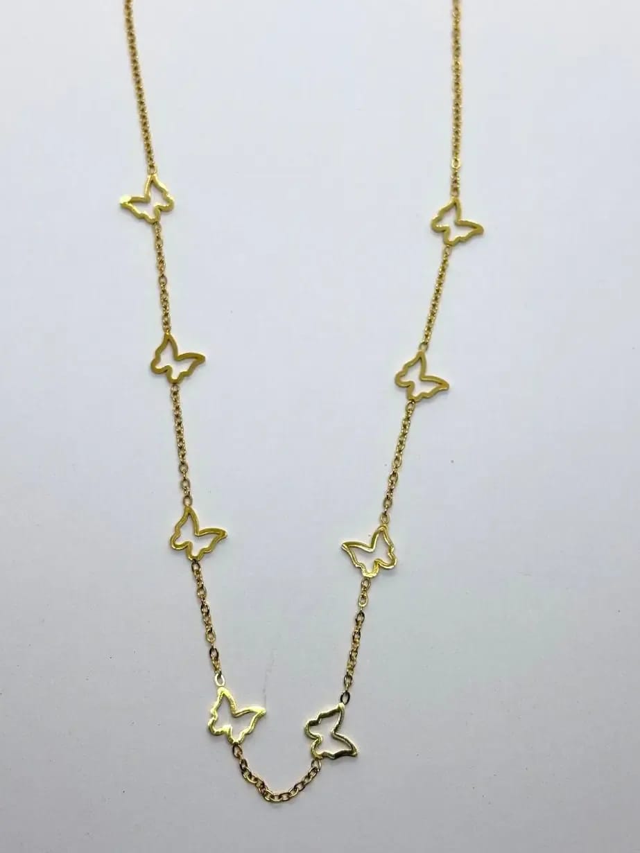 Simple Butterfly Necklace — Necklaces