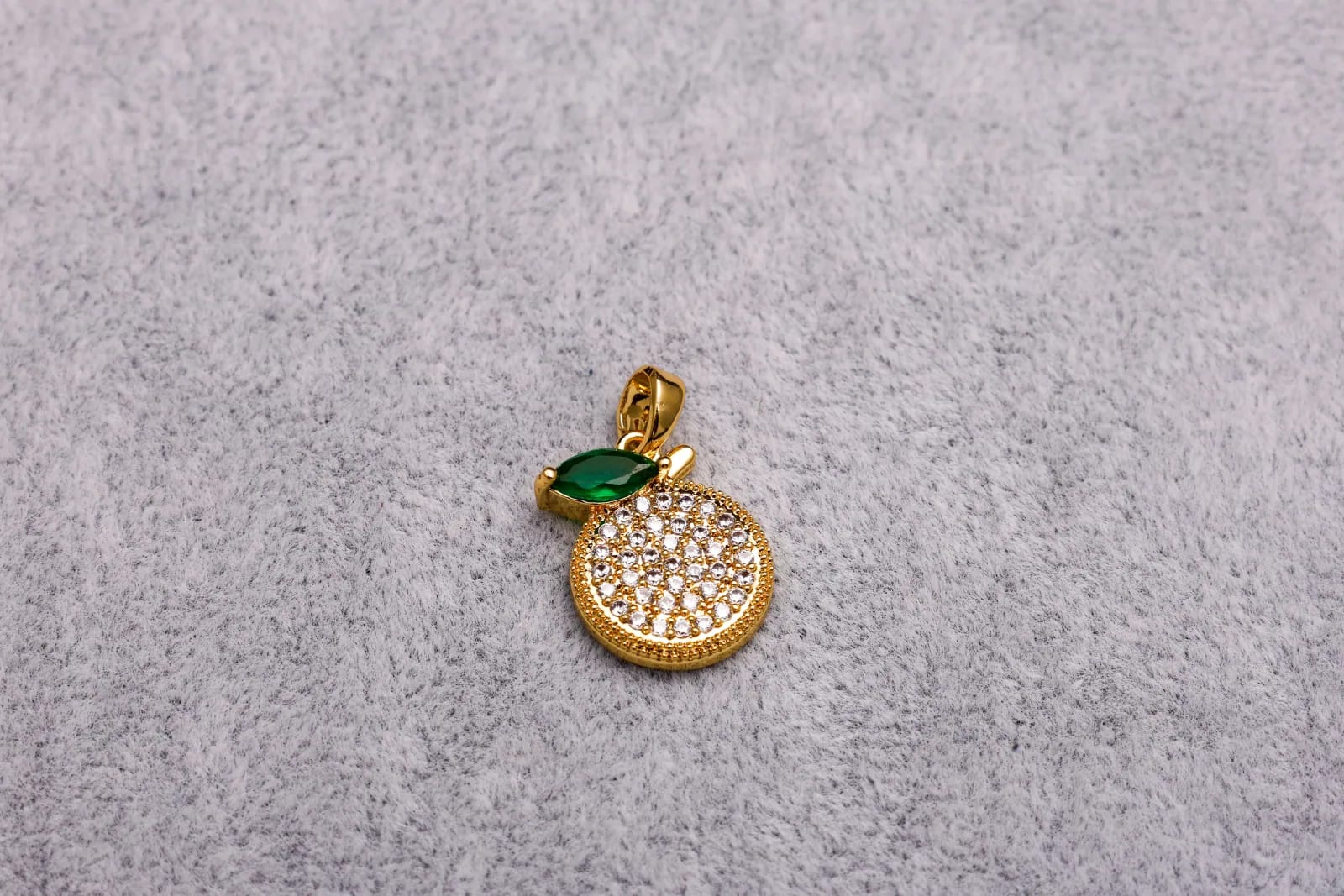 Small Orange Charm — Handmade Charms