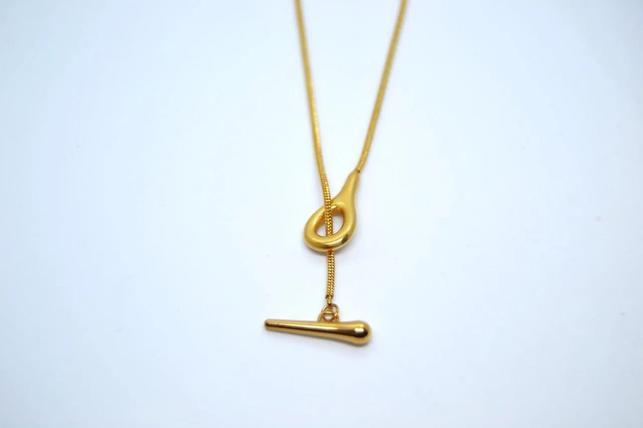 Golden Toggle Necklace — Necklaces