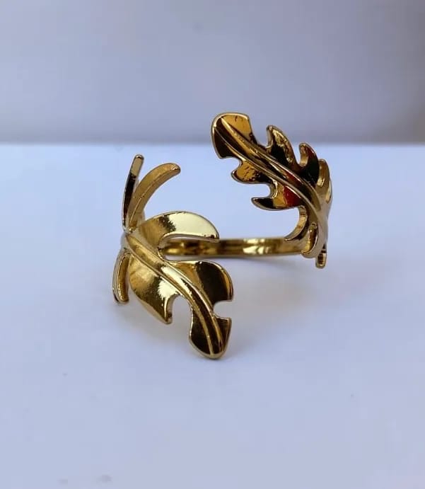 Golden Branch Ring — Rings