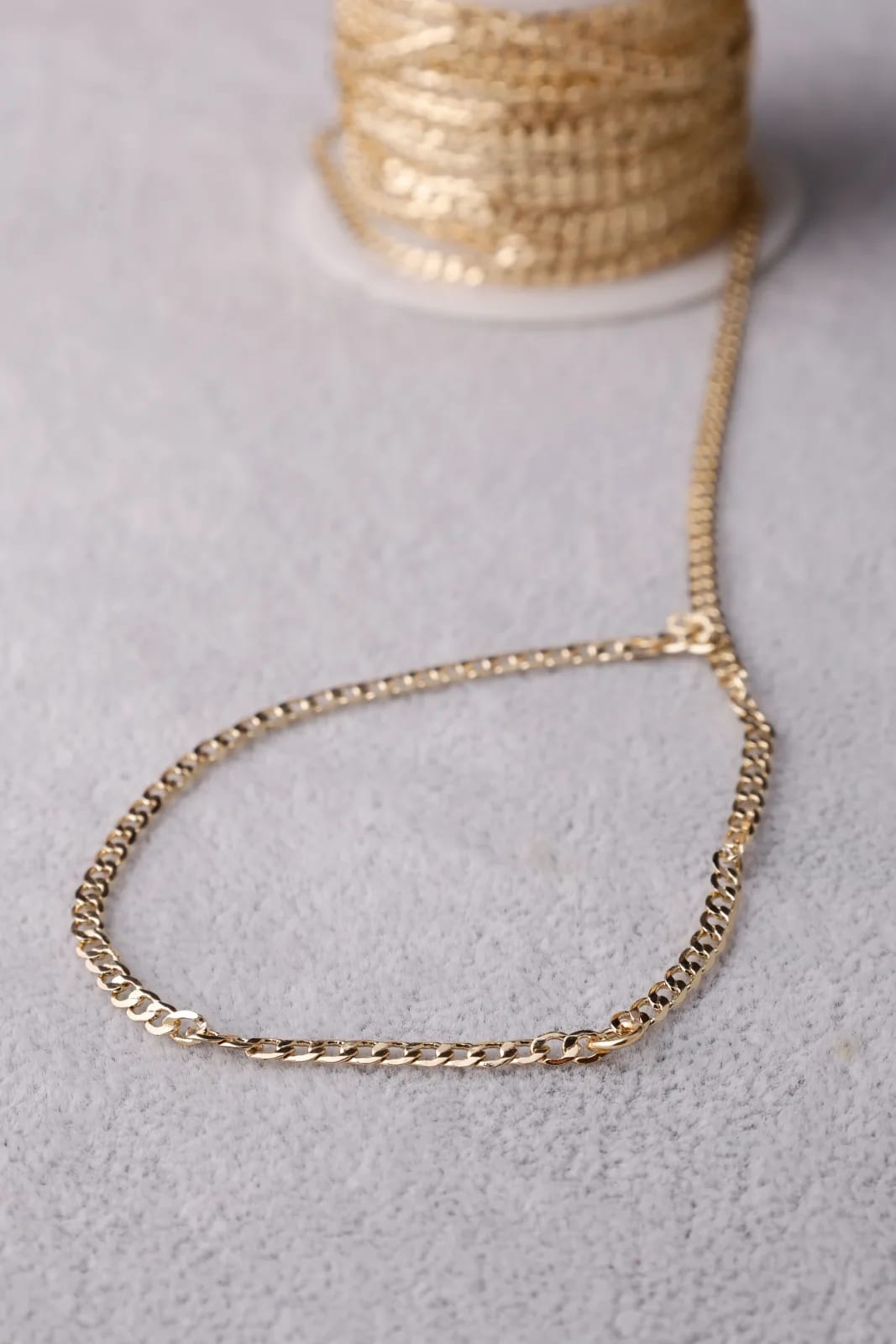 Dainty Curb Necklace — Chains