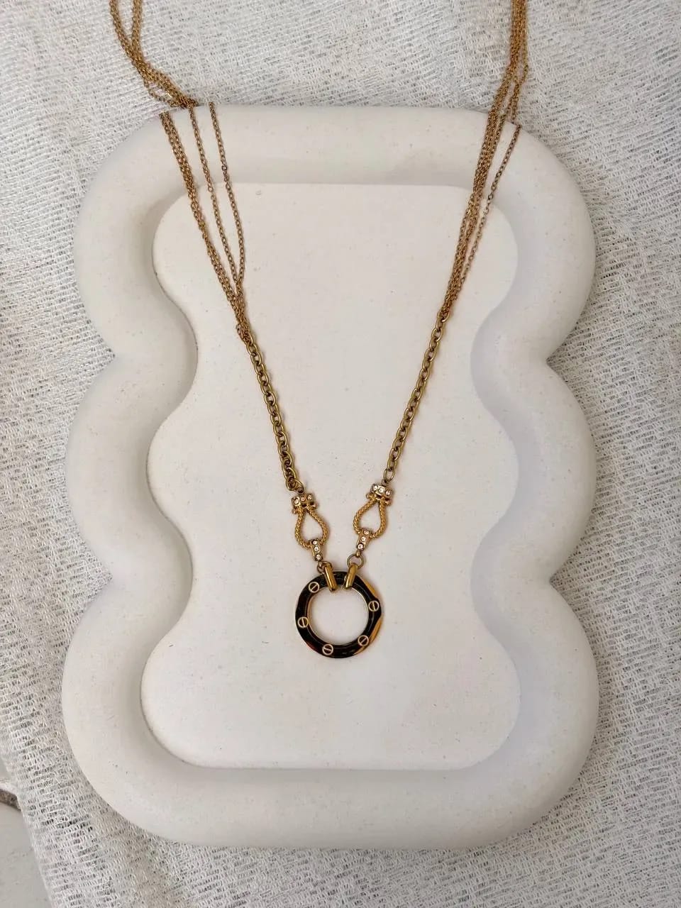 Golden Ring Necklace — Necklaces