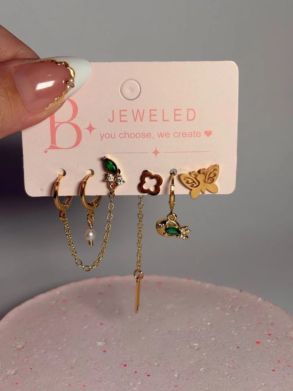 Green butterfly set